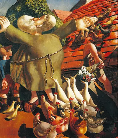 St Francis and the Birds Stanley Spencer